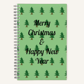 Carnet Pine Tree Christmas Sketbook