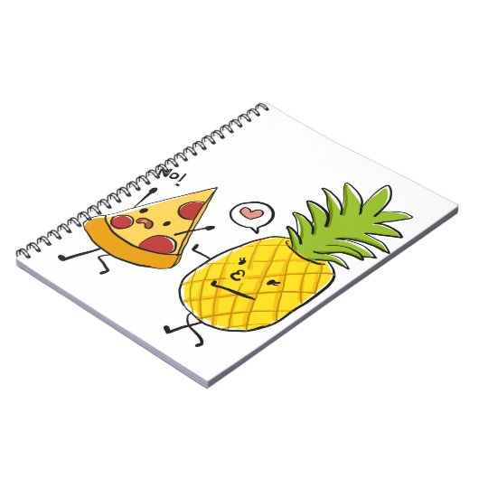 Carnet Pineapple pizza (Côté gauche)