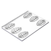 Carnet Pinecones en argent (Côté gauche)