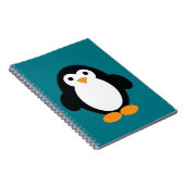 Carnet Pingouin à caricature mignonne (Côté Droit)