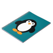 Carnet Pingouin à caricature mignonne (Côté gauche)