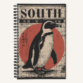Carnet Pingouin avec Southern Sun et Ice Map (Recto)