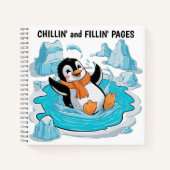 Carnet Pingouin dans la glace (Devant)