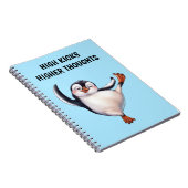 Carnet Pingouin dansant (Côté Droit)