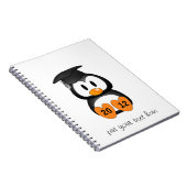 Carnet Pingouin de graduation personnalisable (Côté Droit)