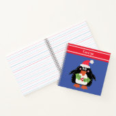 Carnet Pingouin de Noël (Intérieur)