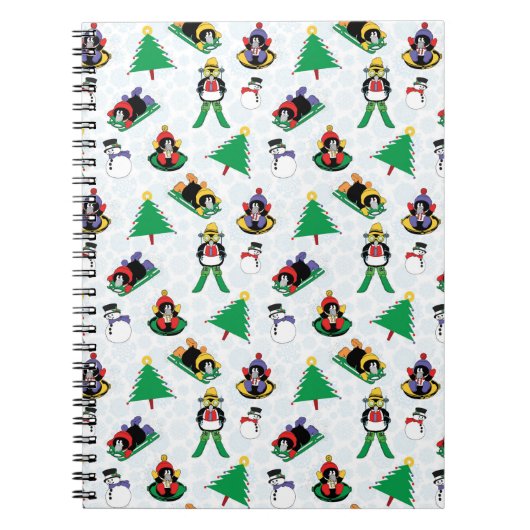 Carnet Pingouin de Noël (Devant)