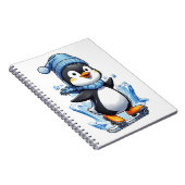 Carnet Pingouin d'hiver prise de glace (Côté Droit)