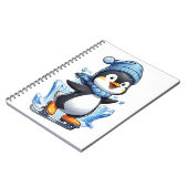 Carnet Pingouin d'hiver prise de glace (Côté gauche)