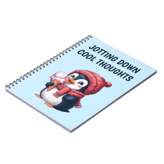 Carnet Pingouin et glace (Côté gauche)