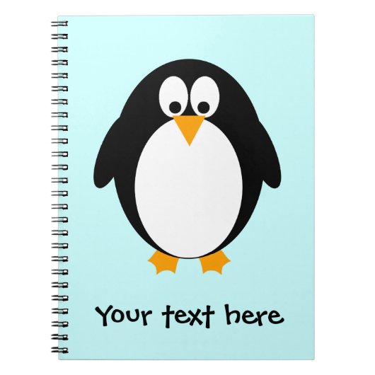 Carnet Pingouin mignon (Devant)