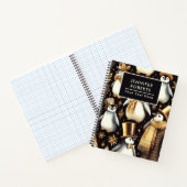 Carnet Pingouin noir et doré (Intérieur)