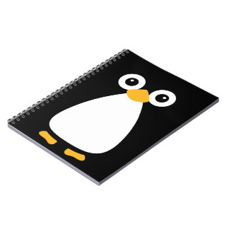 Carnet Pingouin vectoriel mignon