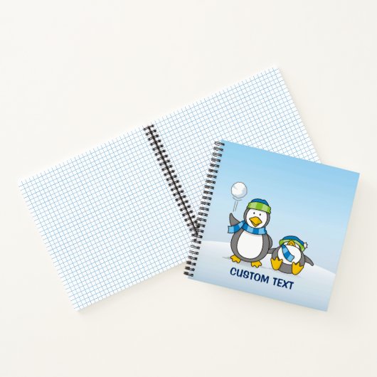 Carnet Pingouins à neige (Intérieur)