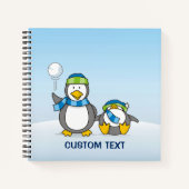 Carnet Pingouins à neige (Devant)