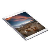 Carnet Pingouins au coucher du soleil (Côté Droit)