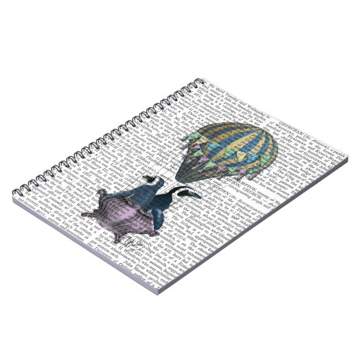 Carnet Pingouins volants (Côté gauche)