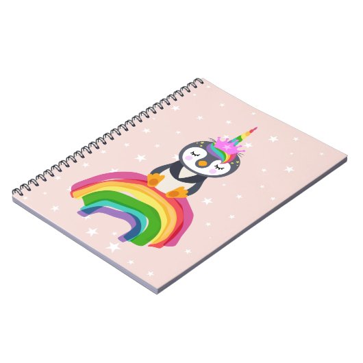 Carnet Pinguim unicórnio (Côté gauche)