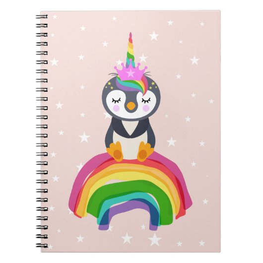 Carnet Pinguim unicórnio (Devant)