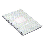 Carnet Pink and Blue Floral Grandmillennial (Côté Droit)
