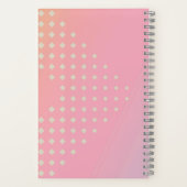 Carnet Pink and Blue Ombre Gradient Notebook (Verso)