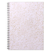 Carnet Pink and Gold Sparkle Notebook (Devant)