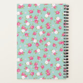Carnet Pink and Mint Dainty Floral Print (Verso)