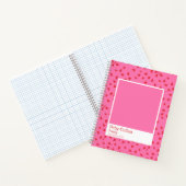 Carnet Pink and Red Floral Aesthetic Notebook (Intérieur)