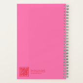 Carnet Pink and Red Floral Aesthetic Notebook (Verso)