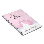 Carnet Pink and White Silhouette (Côté Droit)