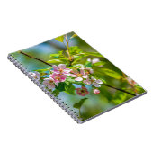 Carnet Pink apple blossom flowers (Côté Droit)