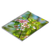 Carnet Pink apple blossom flowers (Côté gauche)