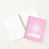 Carnet Pink Aura Swatch Angel Number Notebook (Intérieur)