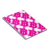 Carnet PINK BAHT SIGNER ฿ Thai Devise ฿ (Côté Droit)