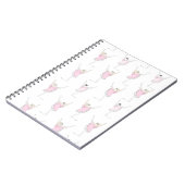 Carnet Pink Ballerina Pink Dancer Girl (Côté gauche)