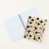 Carnet Pink & Black Polka Dot Glam Pattern (Intérieur)