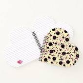 Carnet Pink & Black Polka Dot Glam Pattern (Intérieur)