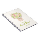 Carnet pink bouquet Bridal Shower (Côté Droit)