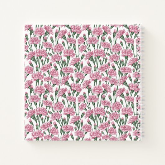 Carnet  Pink Carnation (Dos)