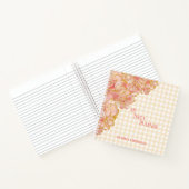 Carnet Pink Floral Daily Planner Houndstooth Nom Moderne (Intérieur)