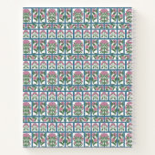 Carnet Pink Floral Folk Art Quilt Pattern (Dos)