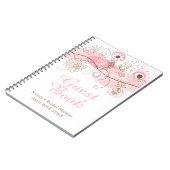 Carnet Pink Floral Twist Bridal Shower (Côté gauche)