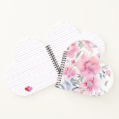 Carnet Pink Floral Watercolor  (Intérieur)