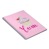 Carnet Pink Frosted Cupcake Yum! (Côté Droit)