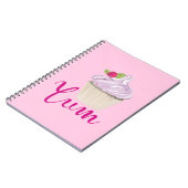 Carnet Pink Frosted Cupcake Yum! (Côté gauche)