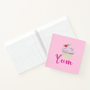Carnet Pink Frosted Cupcake Yum!