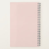 Carnet Pink Ginkgo Leaf Simple Nature (Verso)