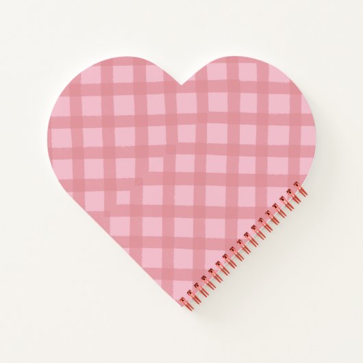 Carnet Pink Heart Shaped (Dos)