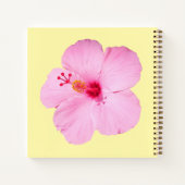 Carnet Pink Hibiscus Tropical Flower (Dos)