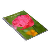 Carnet Pink Iceland Poppy Flower Garden (my photography) (Côté Droit)